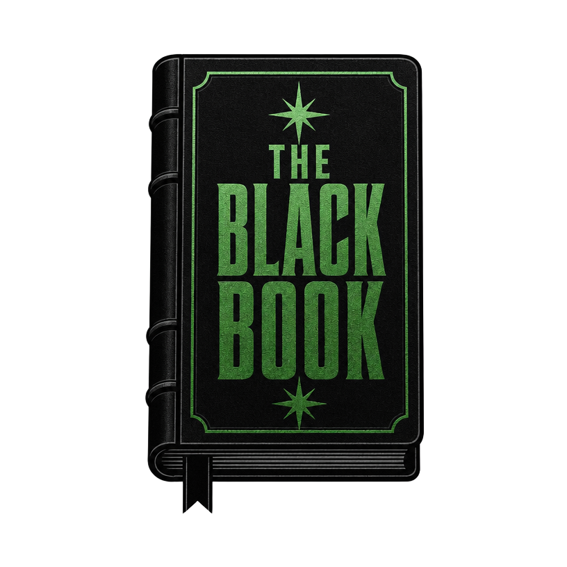 The Black Book logo